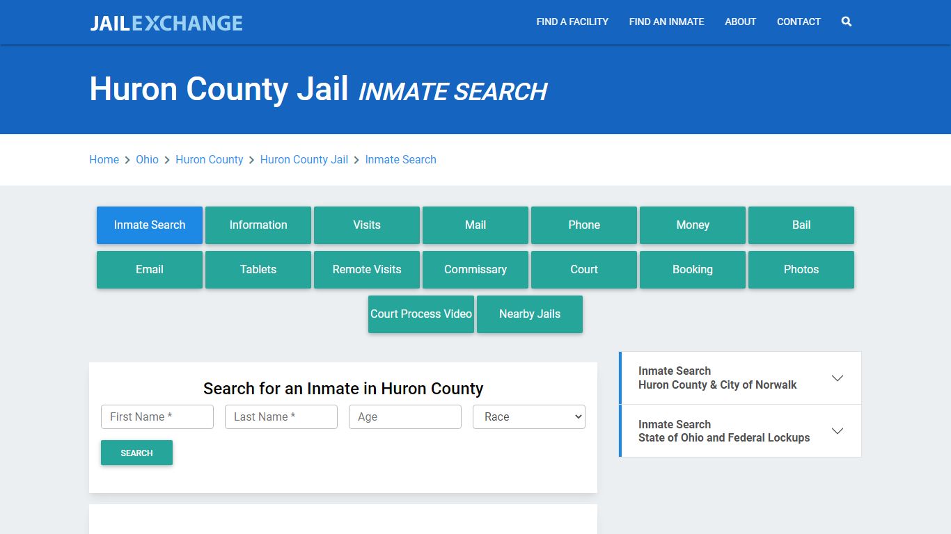 Huron County Jail, OH Inmate Search: Roster & Mugshots