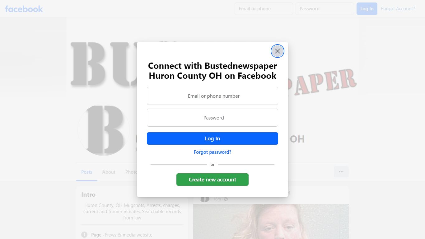 Bustednewspaper Huron County OH - Facebook
